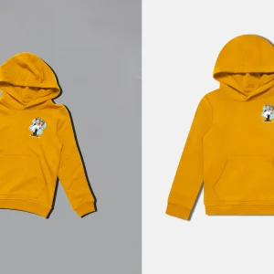 Baby Hoodie Fashion Neck Joint Photo Editing