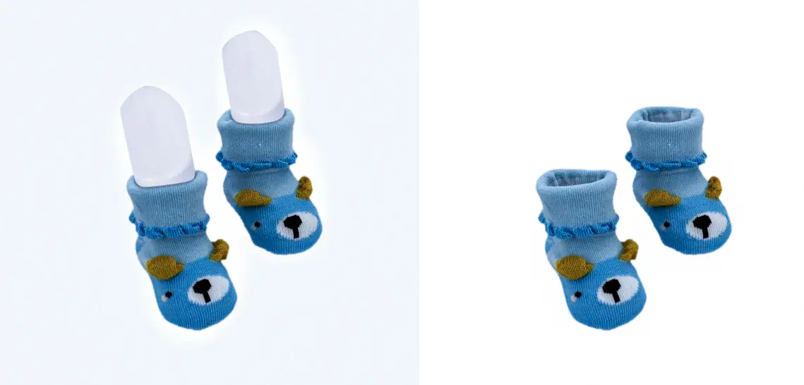 Baby Socks Fashion Neck Joint Photo Editing Starting