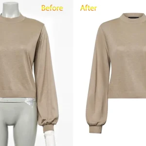 Baby Sweater Fashion Neck Joint Photo Editing