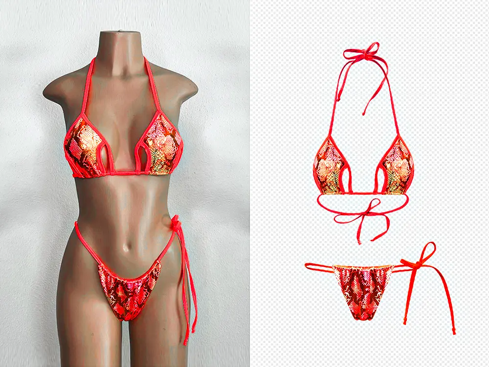 Bikini Fashion Neck Joint Photo Editing