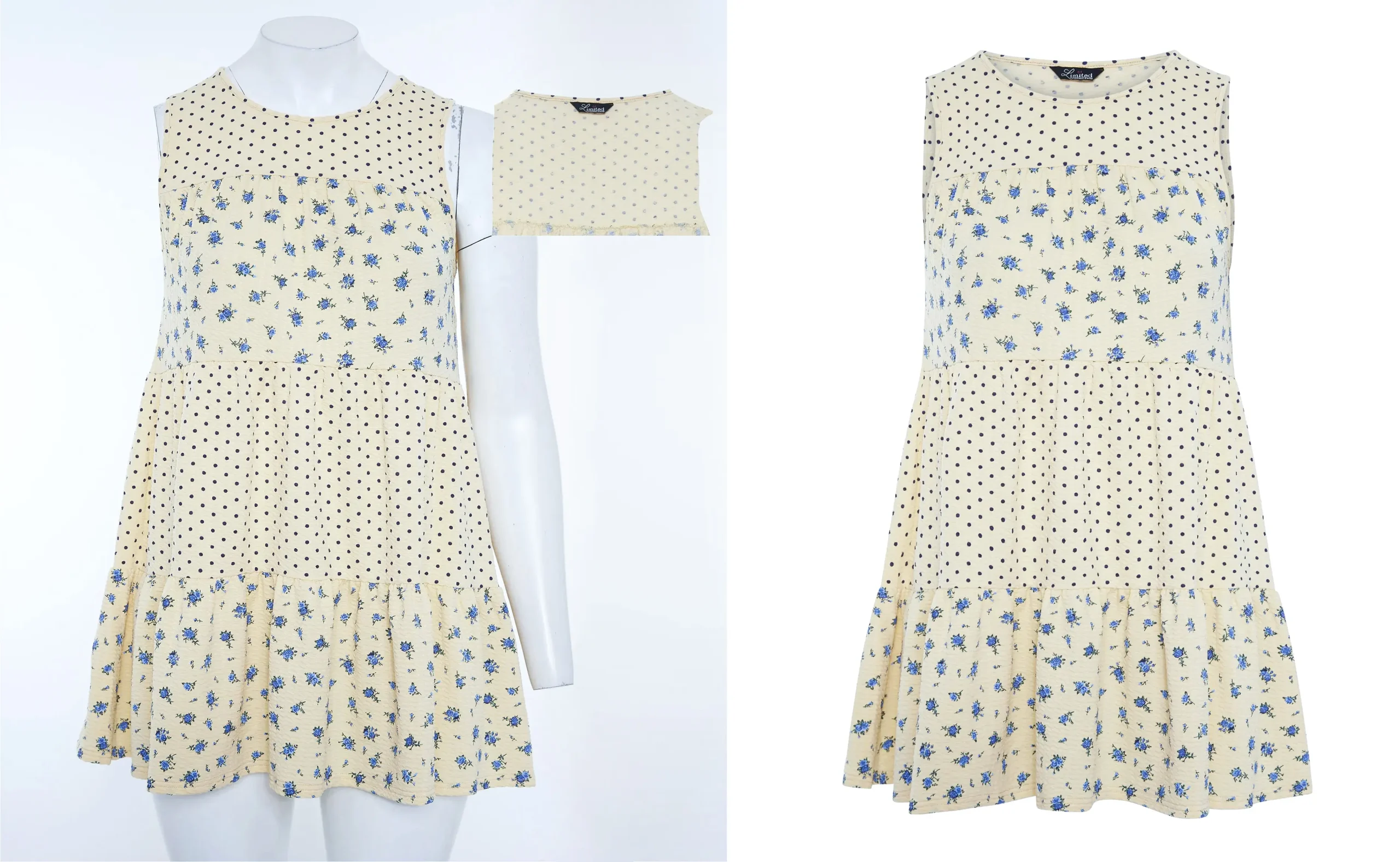 Frauk Fashion Neck Joint Photo Editing