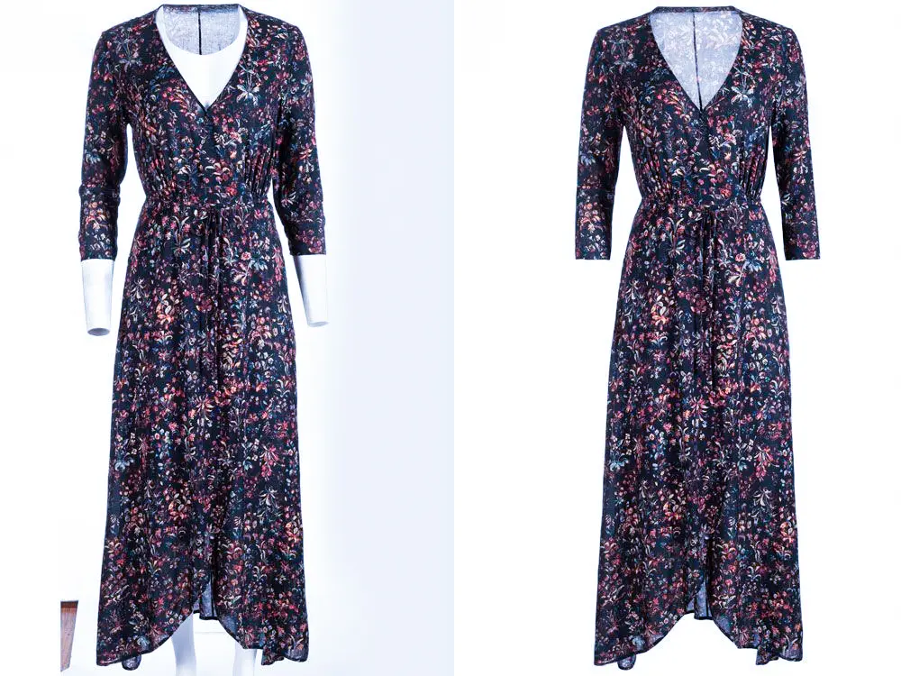 Gown Fashion Neck Joint Photo Editing Medium