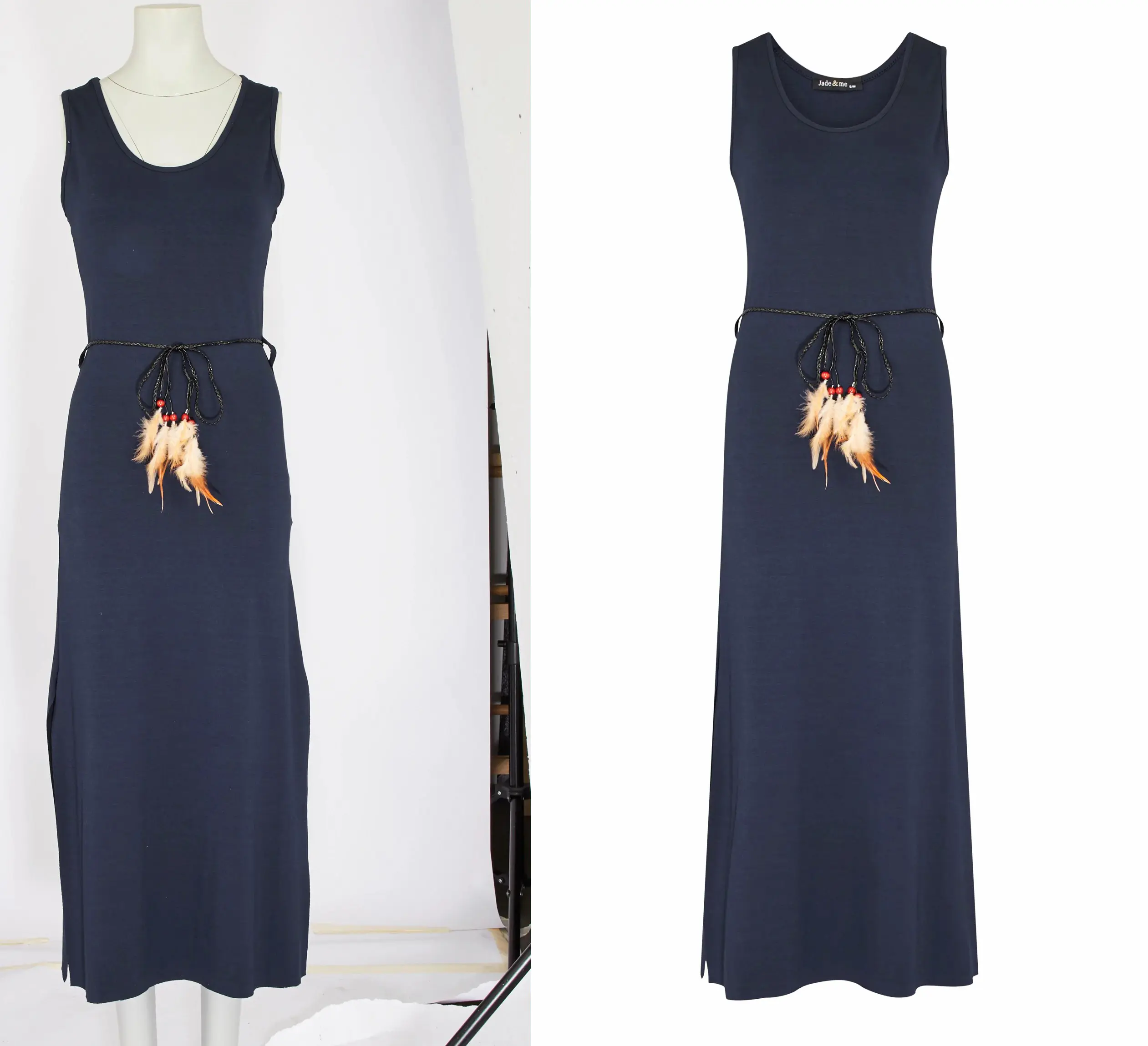 Gown Fashion Neck Joint Photo Editing