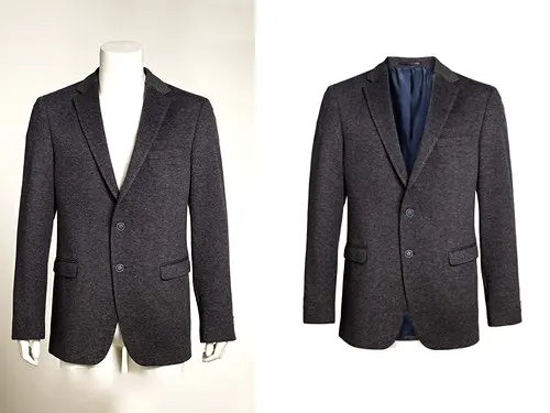 Men Blazer Fashion Neck Joint Photo Editing High