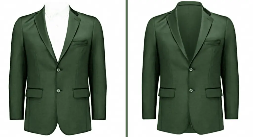 Men Blazer Fashion Neck Joint Photo Editing Starting