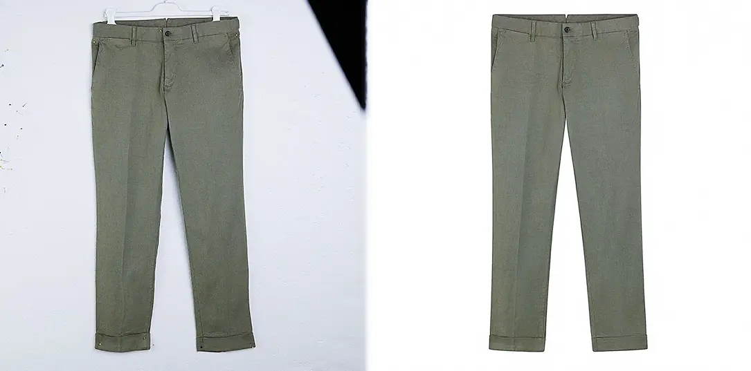 Men Pant Fashion Neck Joint Photo Editing High