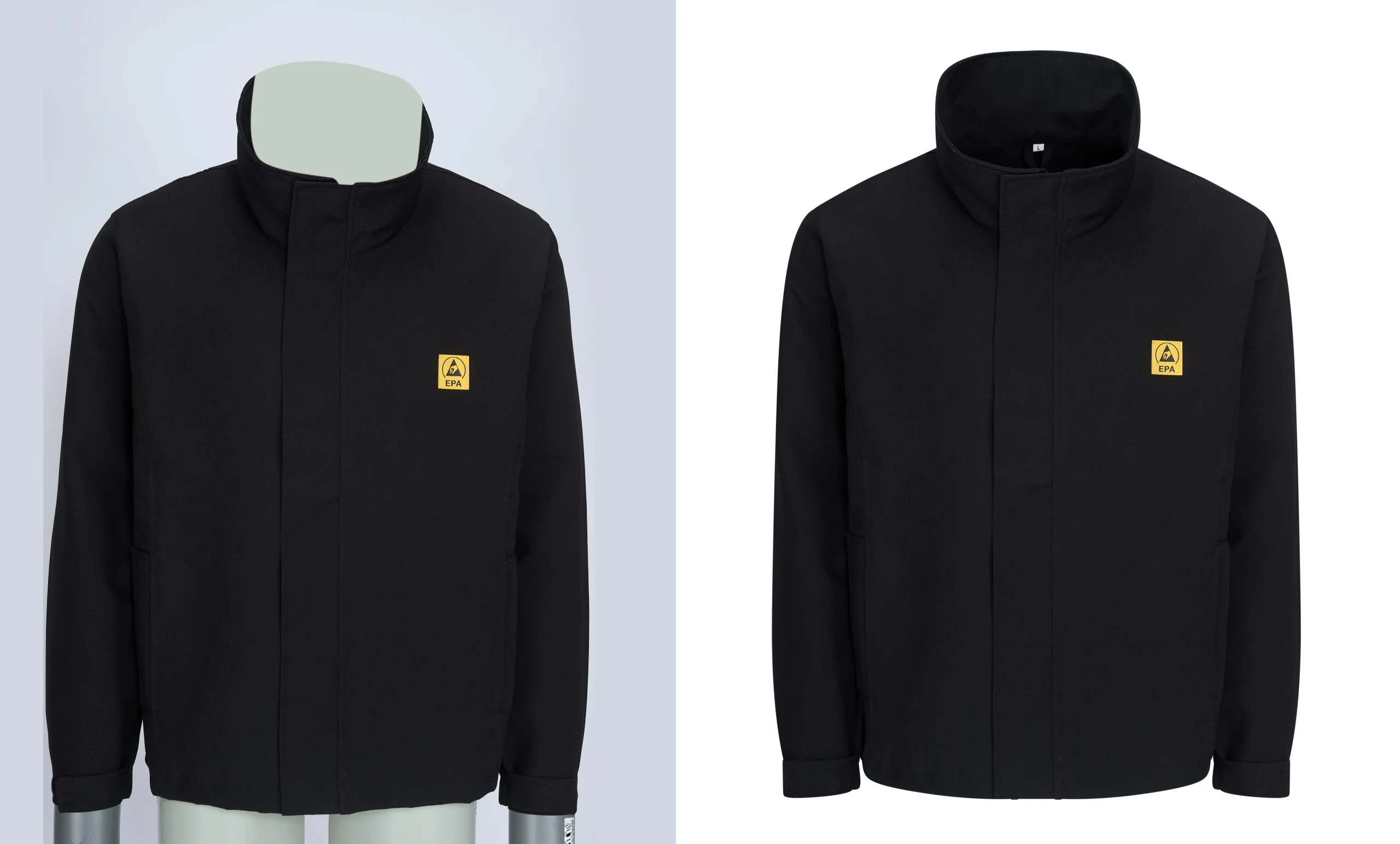Men Sweater Fashion Neck Joint Photo Editing