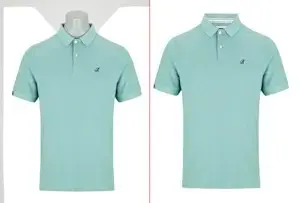 Men T-shirt Fashion Neck Joint Photo Editing Starting