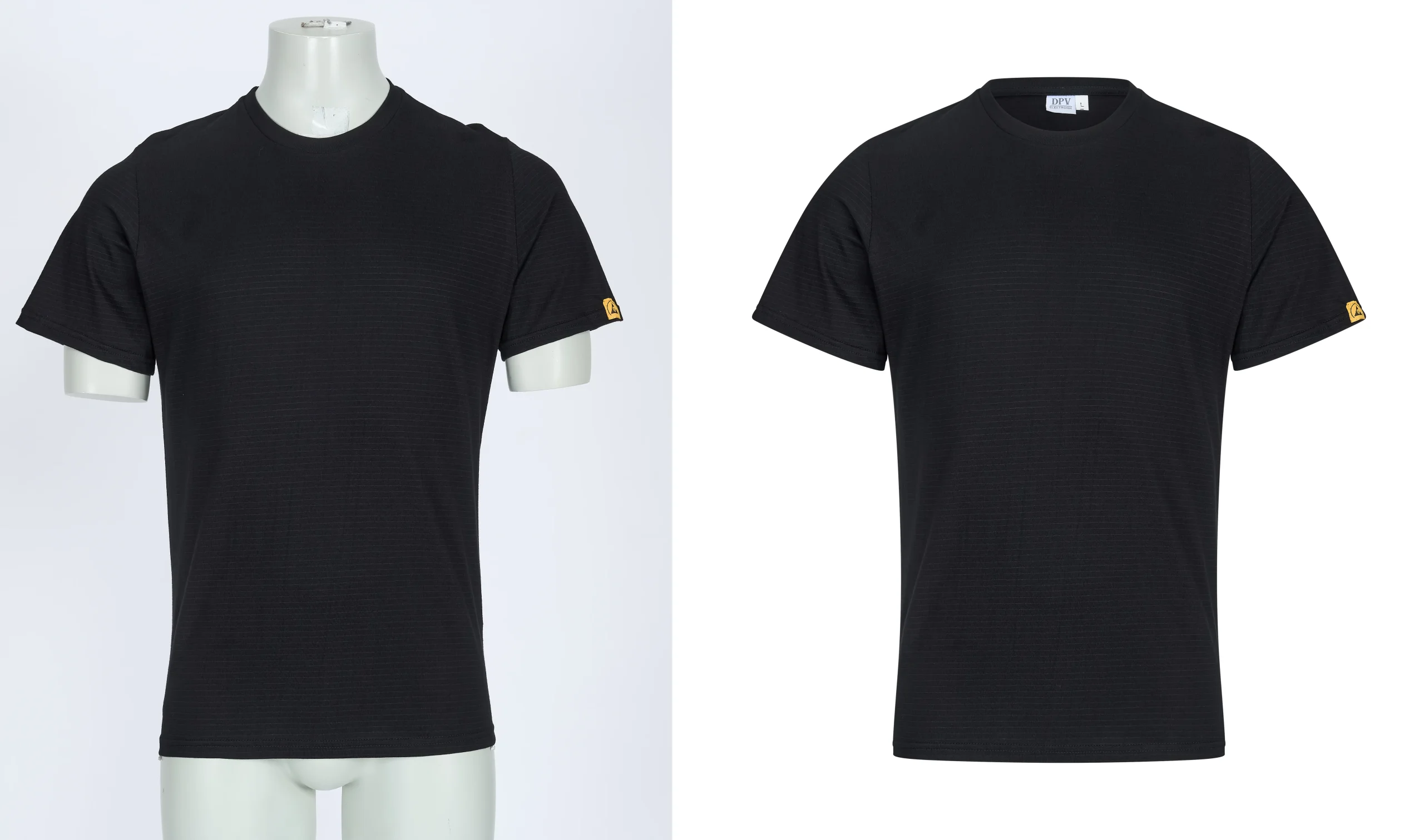 Men T-shirt Fashion Neck Joint Photo Editing