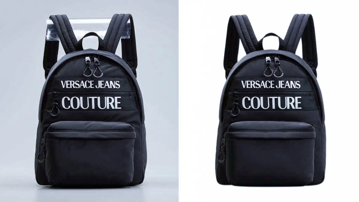 School Bag Neck Joint Photo Editing Starting