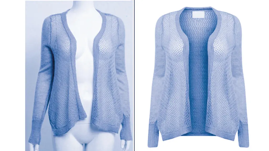 Women Sweater Fashion Neck Joint Photo Editing Medium