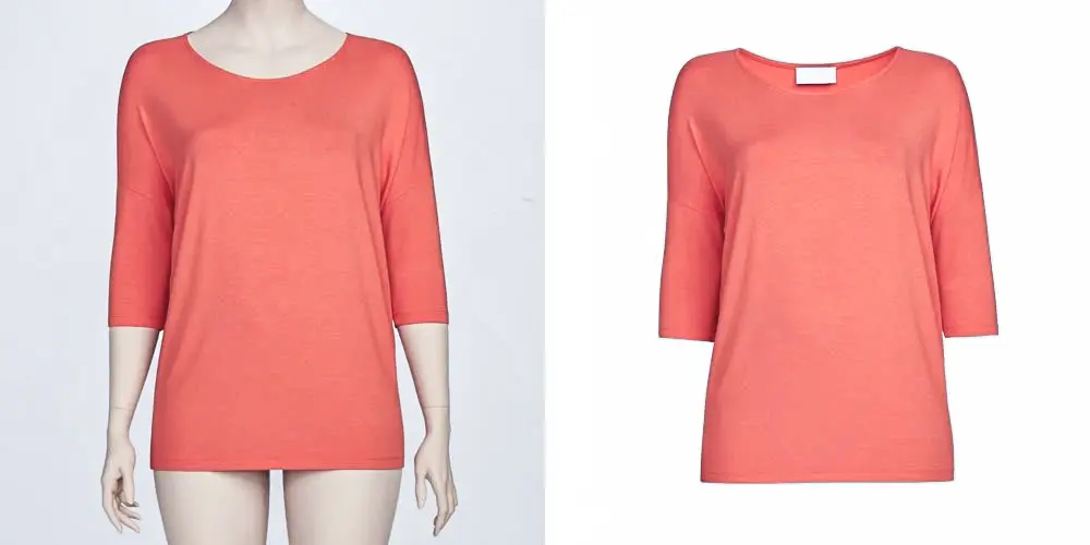 Women T-Shirt Fashion Neck Joint Photo Editing High