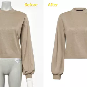 Baby Sweater Fashion Neck Joint Photo Editing