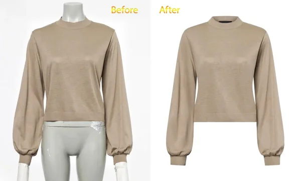 Baby Sweater Fashion Neck Joint Photo Editing