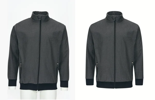 Men Jacket Fashion Neck Joint Photo Editing